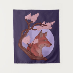 Tenture Sakura Fox