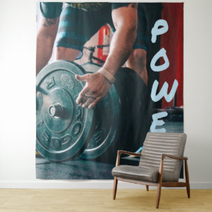 Tenture Salle de sport de levage de poids Santé