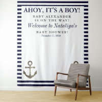Salut C'est un Garçon Photobooth pour Baby Shower