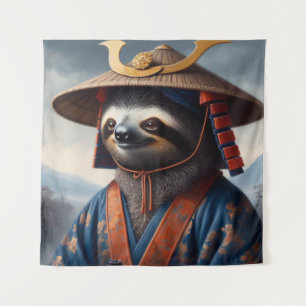 Tenture Samouraï Paresseux