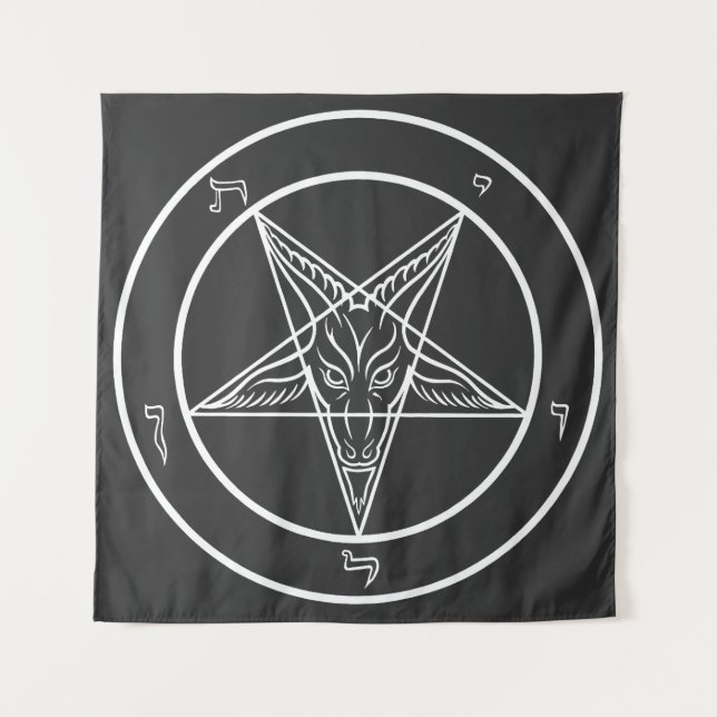 Tenture Sceau de Baphomet CoS (Devant)