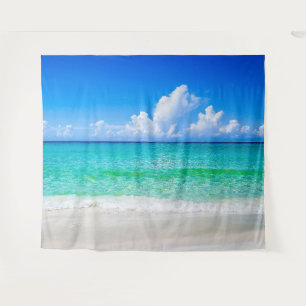 Tenture Scène de plage tropicale mer turquoise