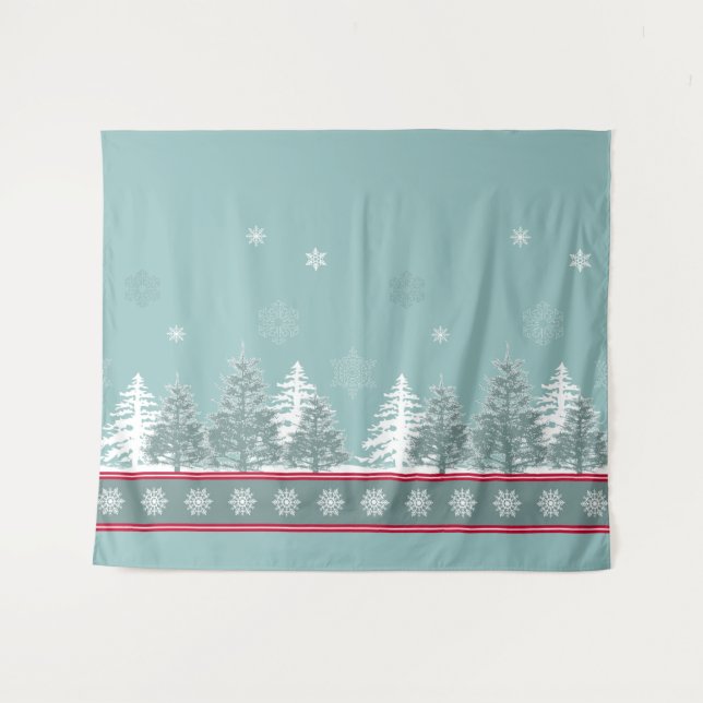 Tenture Scène hivernale (Devant (Horizontal))