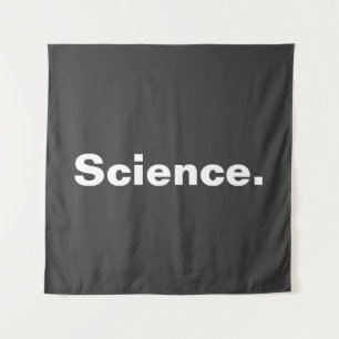 Tenture Science - conception minimaliste d'un mot