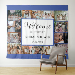 Tenture Script de bienvenue pour la fête de mariage en col