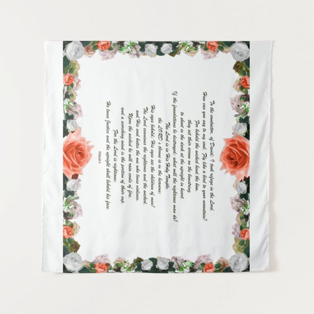 Tenture Scripture, Psaume 11, Botanic (Devant (Horizontal))