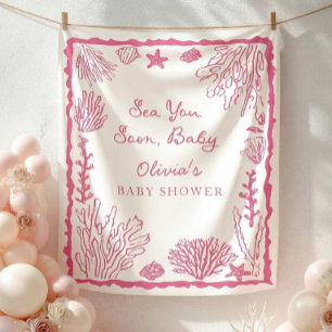 Tenture Sea You Soon Girl Baby Shower 