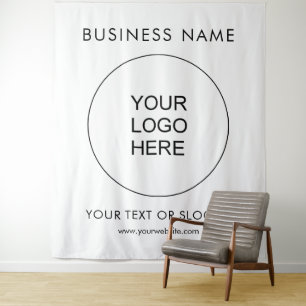 Tenture Séminaire de fêtes Logo de l'entreprise Contexte v