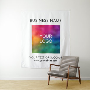 Tenture Séminaire de réception du logo d'entreprise person
