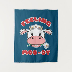 Tenture Sentiment Taureau-nesque   Citation de Vache de De