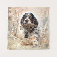 Setter anglais, chasse à la bécasse ,Art canin
