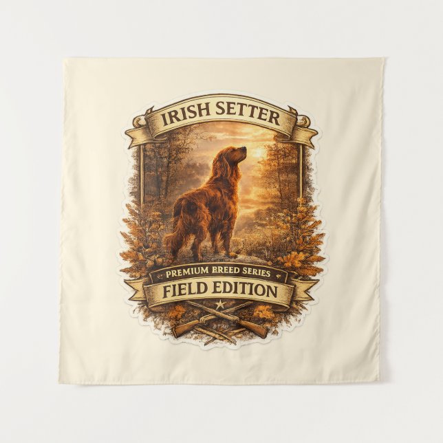 Tenture Setter irlandais (Devant)