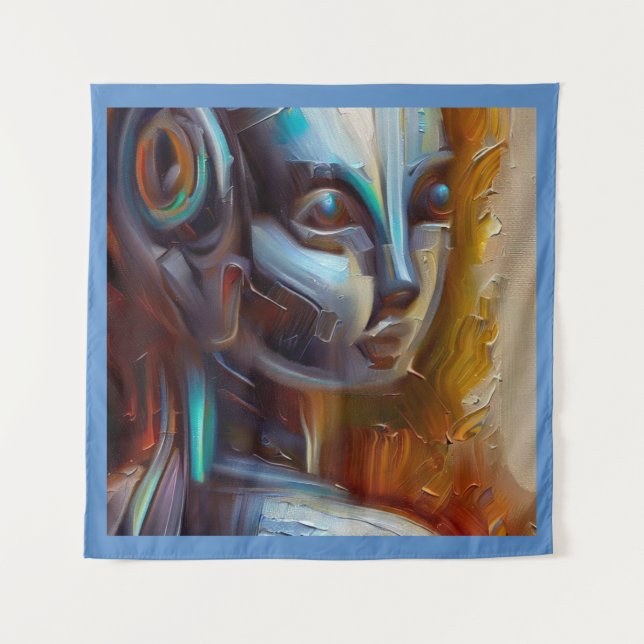 Tenture SF - Héros de l'intelligence artificielle 3 (Devant)