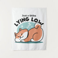 Shiba Inu Art : Juste un Shiba Lying Low