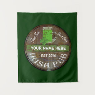 Tenture Signe irlandais de pub