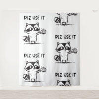 S'Il Vous Plaît Utiliser - Funny Racoon Sarcastiqu