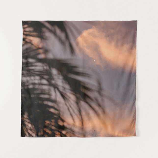 Tenture Silhouette de palmier (Devant)