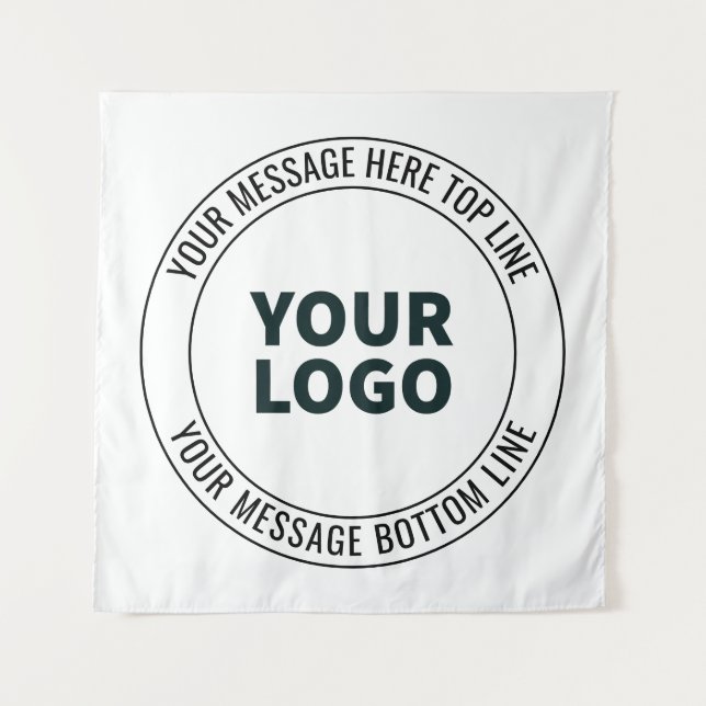 Tenture Simple à remplacer par votre logo ou image  (Devant)