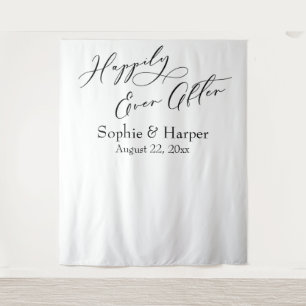 Tenture Simple fond de photo de Mariage heureux