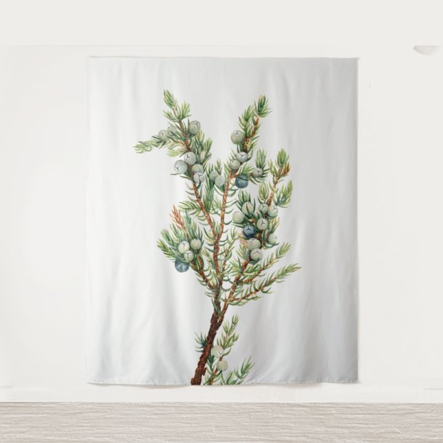 Tenture Simple Juniper Vintage de montagne (Devant)