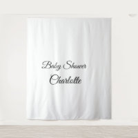 SIMPLE MINIMAL.CUTIE ADD NAME BABY baby shower Thr
