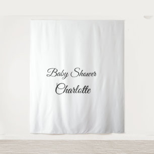 Tenture SIMPLE MINIMAL.CUTIE AJOUTER NOM BÉBÉ Baby shower