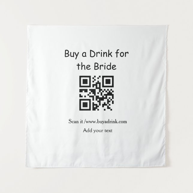 Tenture Simple minimal enterrement acheter une mariée bois (Devant)