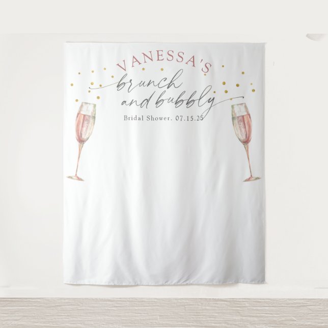 Tenture Simple toile de fond pour un brunch et une fête de (Devant)
