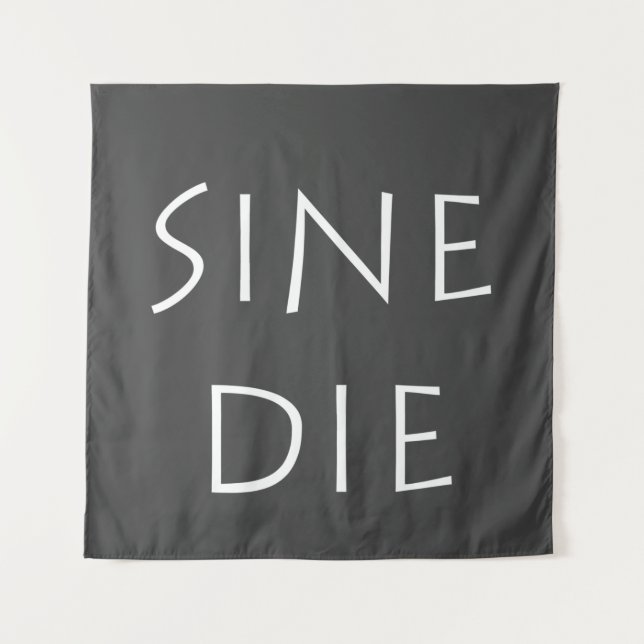 Tenture Sine die (Devant)