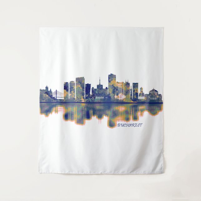 Tenture Skyline de Bucarest (Devant)