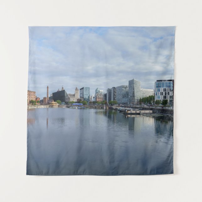 Tenture Skyline Liverpool (Devant)