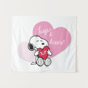 Tenture Snoopy Hugs & Kisses