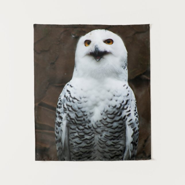 Tenture Snowy Owl wtcna (Devant)