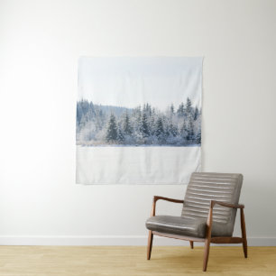 Tenture Snowy Pine Trees Dream 1