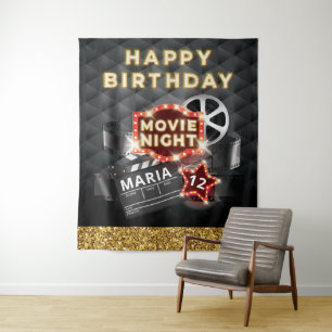 Tenture Soirée Cinéma Luxe Anniversaire