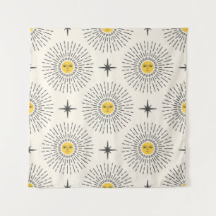 Tenture Soleil céleste Motif Vintage