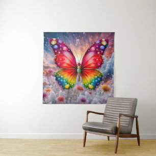 Tenture Soleil papillon