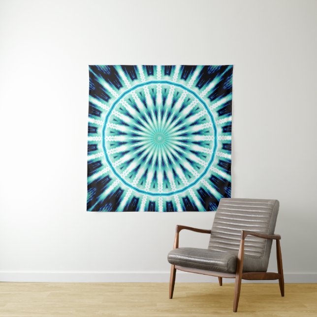 Tenture Soundwave Mandala 2 (En situation)