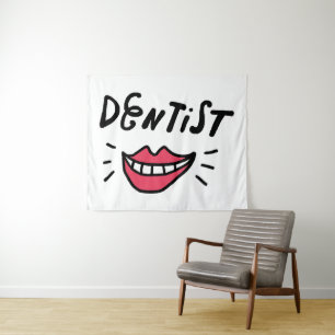 Tenture Sourire de dentiste