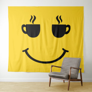 Tenture Sourire Tasse de Café