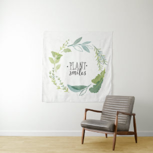 Tenture Sourires fins d'usine des herbes II