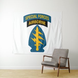 Tenture Special Forces insignia Airborne Tab