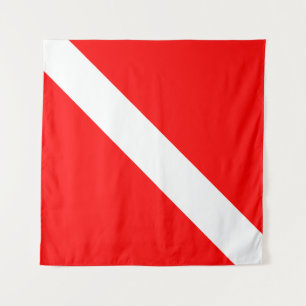 Tenture Sport de plongée, American Diver Down Flag SCUBA