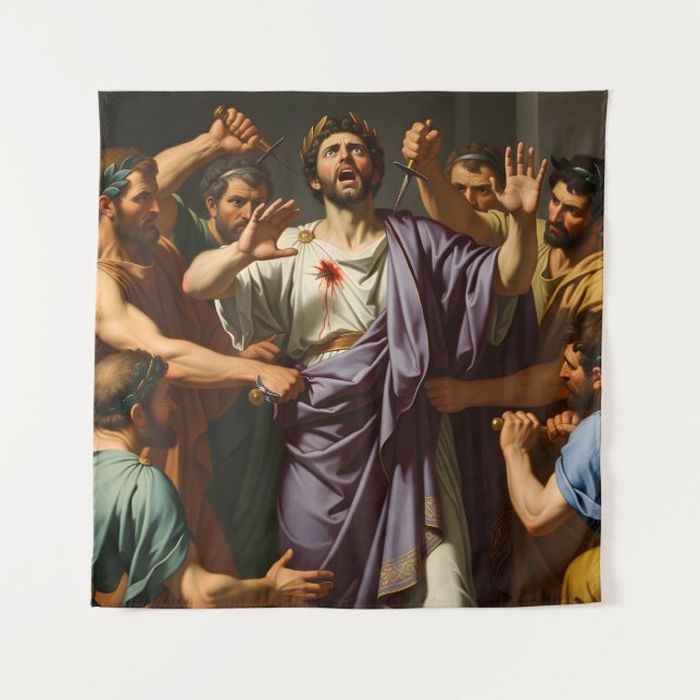 Tenture Stab of Fate : Le drame d’Assas d’un empereur roma (Devant)