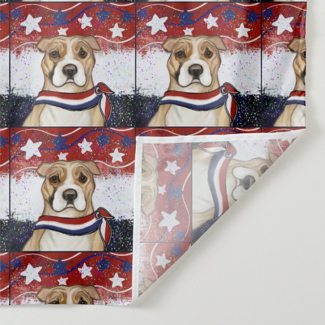 TENTURE STAFFORDSHIRE TERRIER AMÉRICAIN       (Détail)