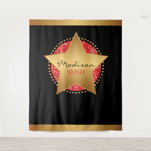 TENTURE STAR DE CINÉMA DÉCOR DE TOILE DE FOND POUR PHOTO H