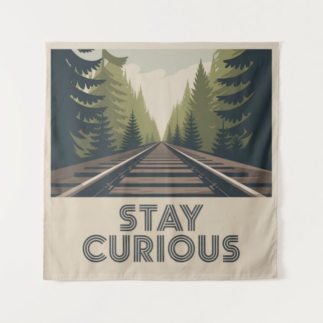 Tenture Stay Curious (Devant)