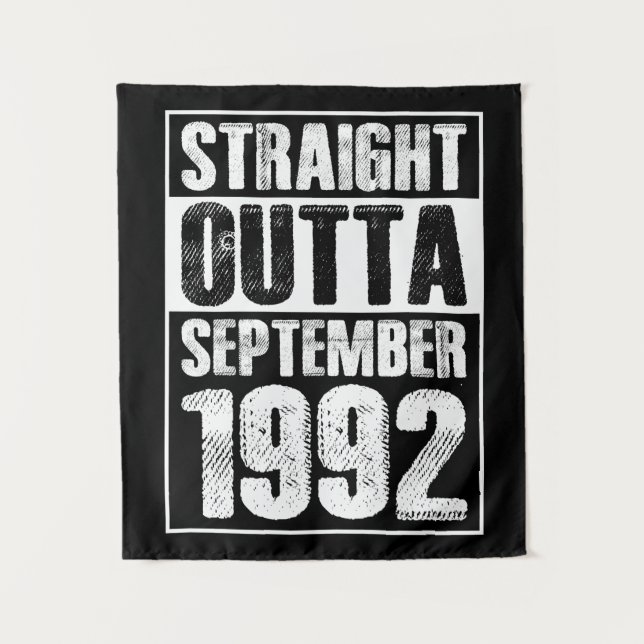 Tenture Straight Outta 29e anniversaire 1992 (Devant)