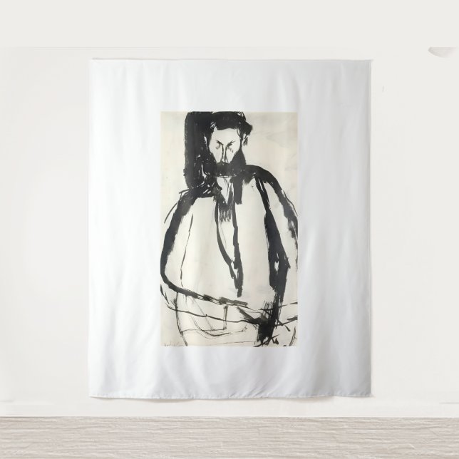 Tenture style artistique d'Amedeo Modigliani (Devant)