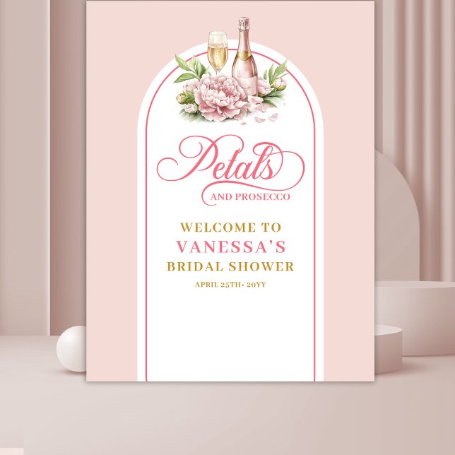 Tenture Stylish blush and gold bridal shower backdrop (Stylish blush and gold bridal shower backdrop

)